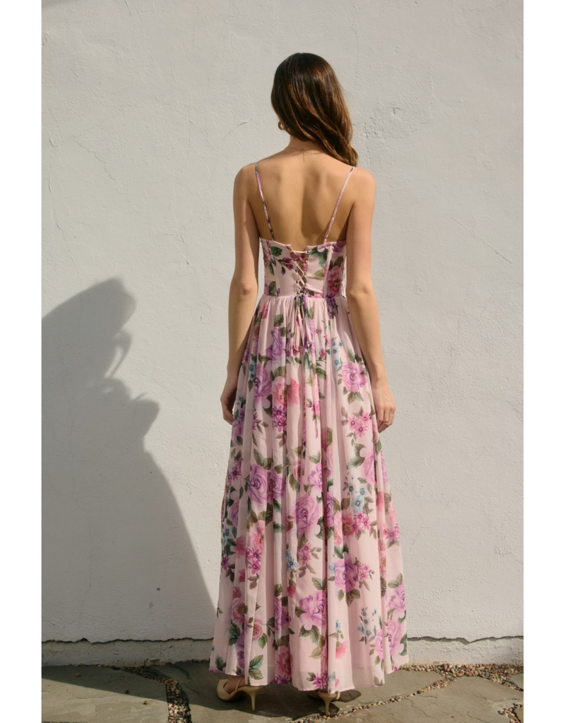 Dress Forum Sweet Candy Corset Flowy Maxi Dress