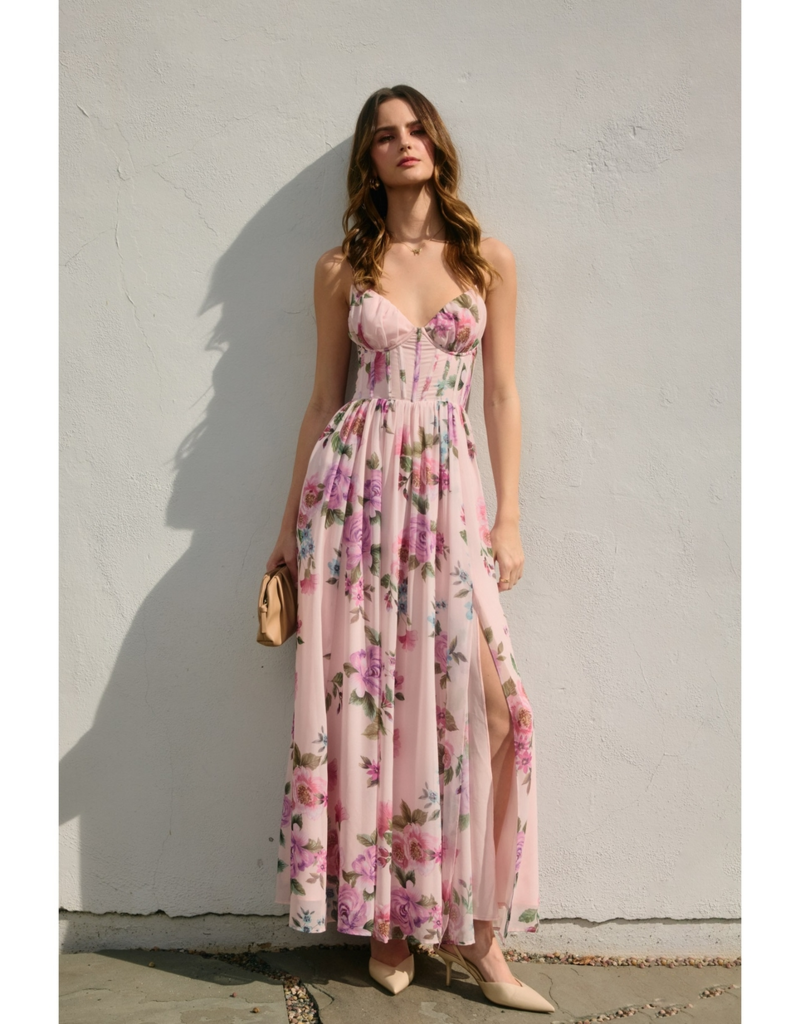 Dress Forum Sweet Candy Corset Flowy Maxi Dress