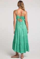 Saltwater Luxe Seren Midi Dress in Jade Green