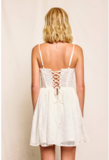 Dress Forum Playing Hard Corset Mini Dress in Cream