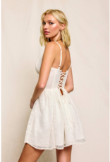Dress Forum Playing Hard Corset Mini Dress in Cream