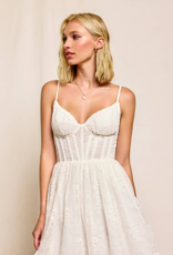 Dress Forum Playing Hard Corset Mini Dress in Cream