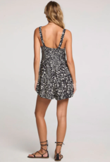 Saltwater Luxe Zola Romper In Black Floral