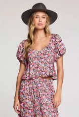 Saltwater Luxe Jessalyn Top in Multi Floral