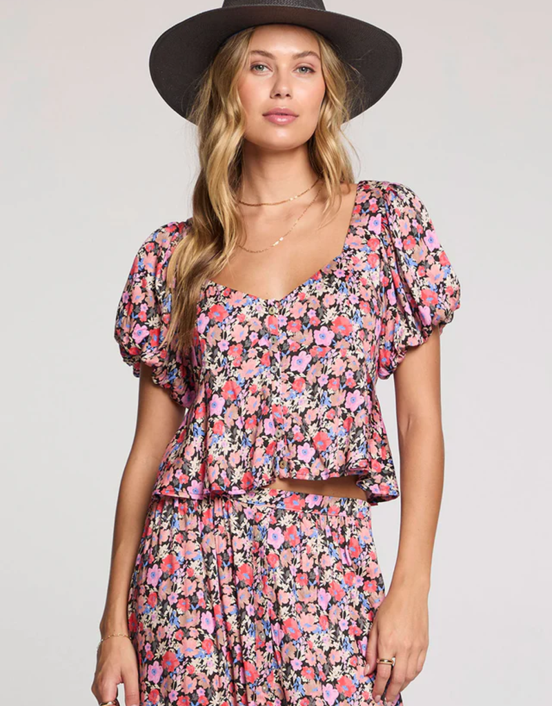 Saltwater Luxe Jessalyn Top in Multi Floral