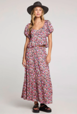 Saltwater Luxe Osiris Maxi Skirt in Multi Floral