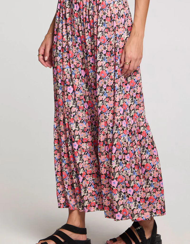 Saltwater Luxe Osiris Maxi Skirt in Multi Floral