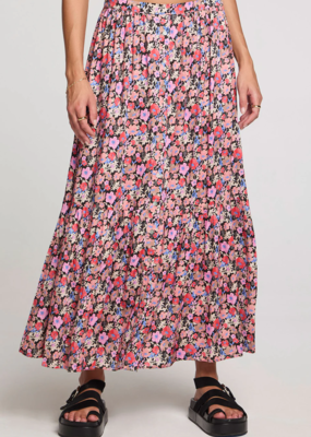 Saltwater Luxe Osiris Maxi Skirt in Multi Floral