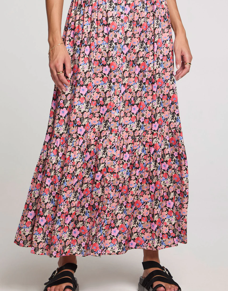 Saltwater Luxe Osiris Maxi Skirt in Multi Floral
