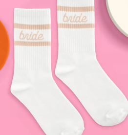 XOFetti Bride Socks - Beige