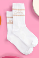 XOFetti Bride Socks - Beige