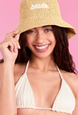 XOFetti Bride Straw Hat