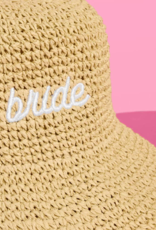 XOFetti Bride Straw Hat