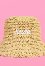 XOFetti Bride Straw Hat