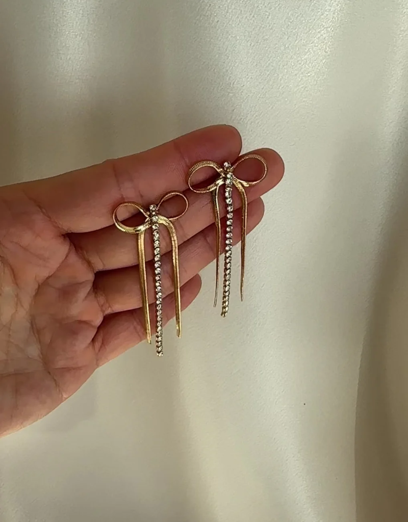 Olive & Piper Selene Bow Earrings