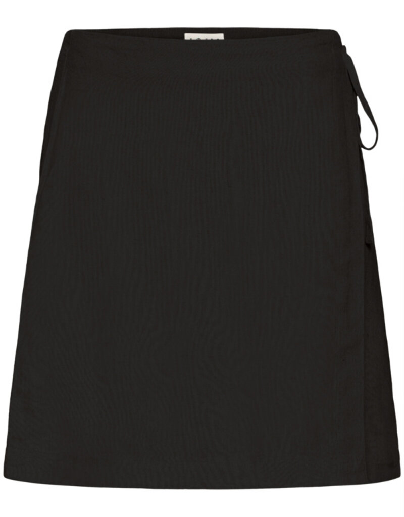 バレエ stina black ribbon wrap skirt/off white stina / black ribbon wrap skirt / off white