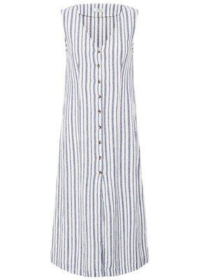 B.Young Falakka Striped Button Dress