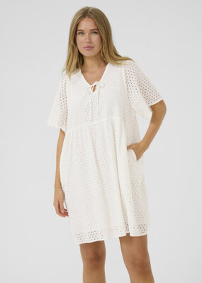 Kaffe Rumba Flowy Eyelet Dress with Pockets