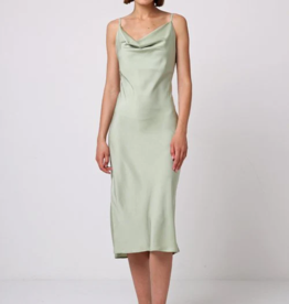 Angel Eye Muskmelon Dress in Sage Green