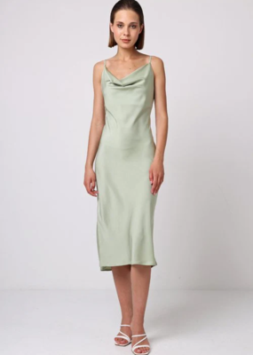 Angel Eye Muskmelon Dress in Sage Green