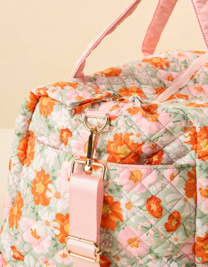The Darling Effect Quilted Weekender Bag