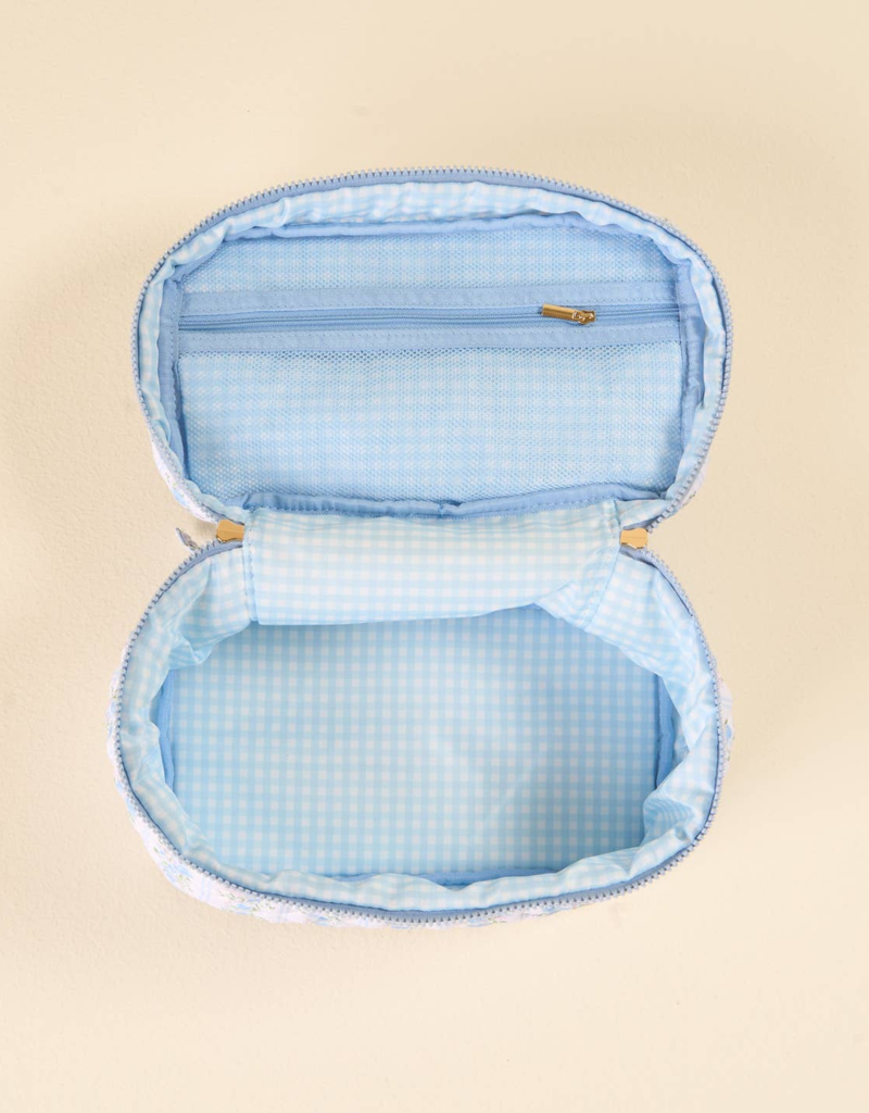 The Darling Effect Glam & Go Quilted Cosmetic Bag