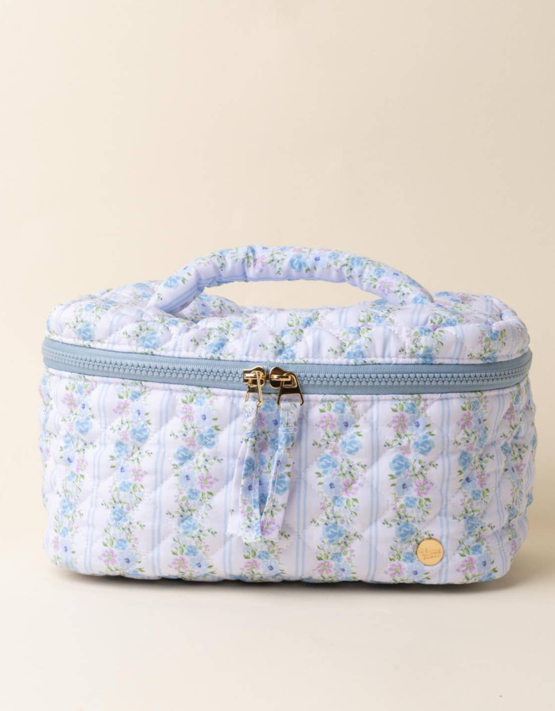 The Darling Effect Glam & Go Quilted Cosmetic Bag