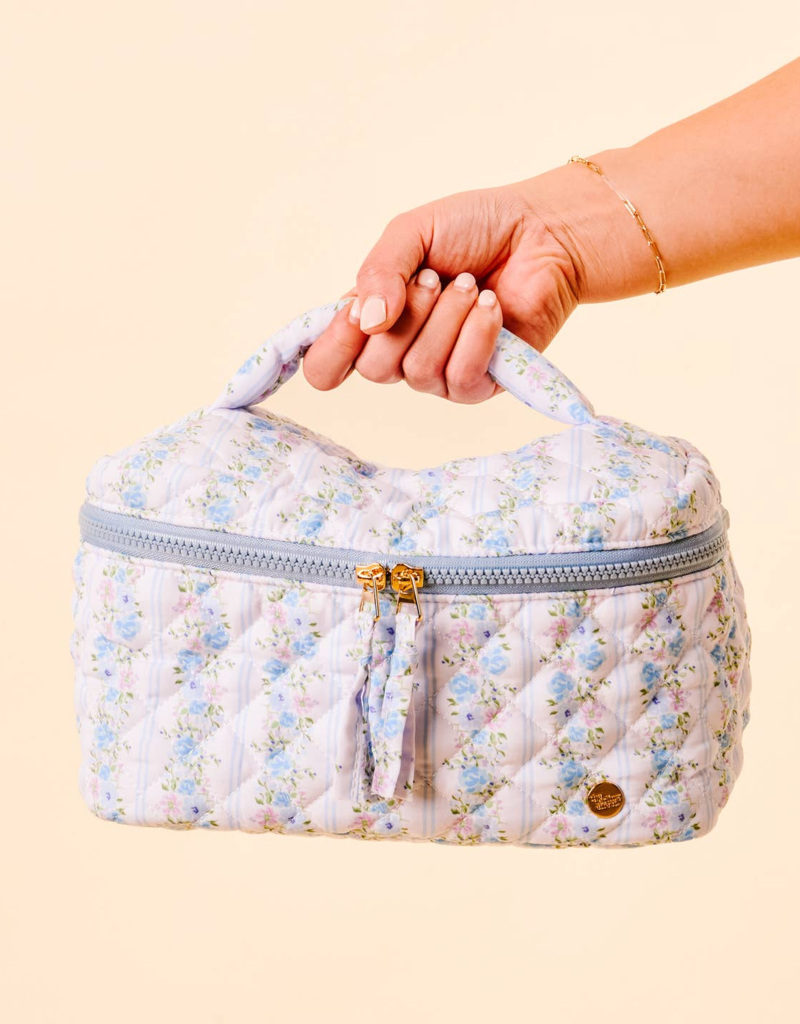 The Darling Effect Glam & Go Quilted Cosmetic Bag