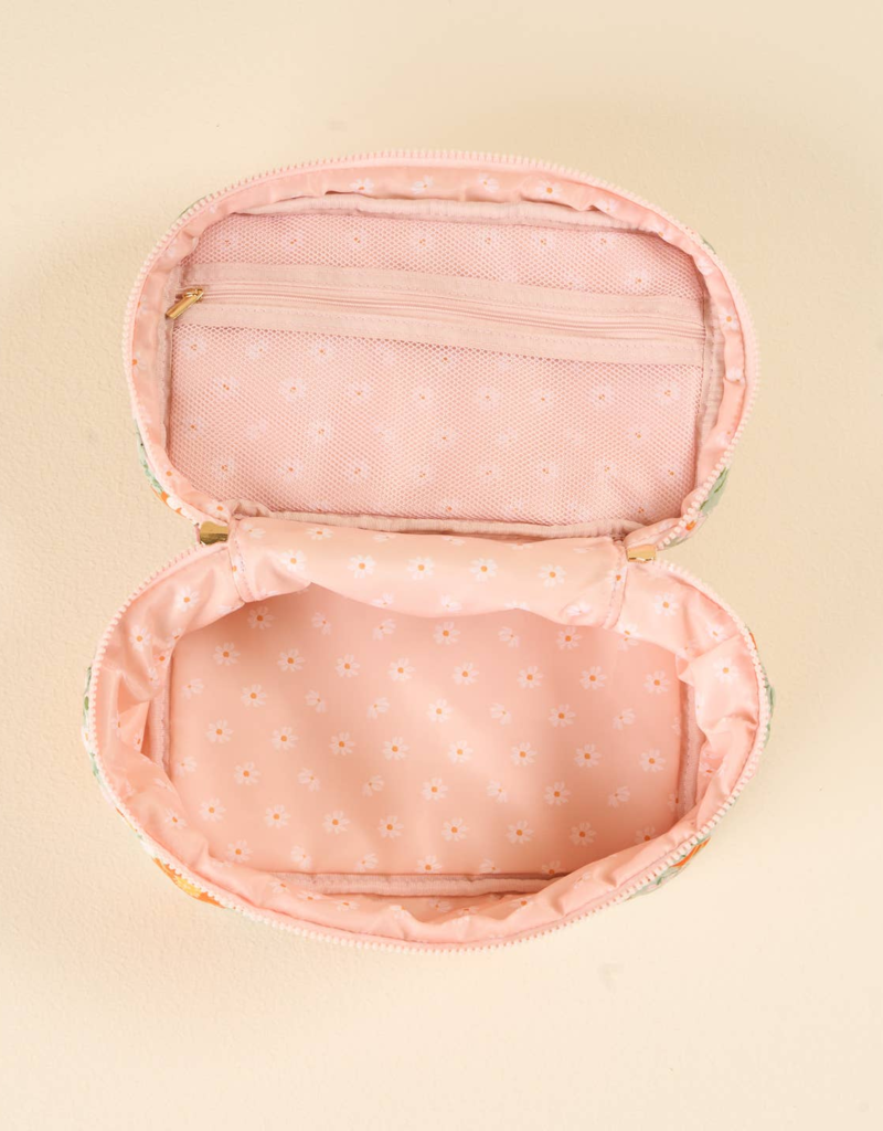 The Darling Effect Glam & Go Quilted Cosmetic Bag
