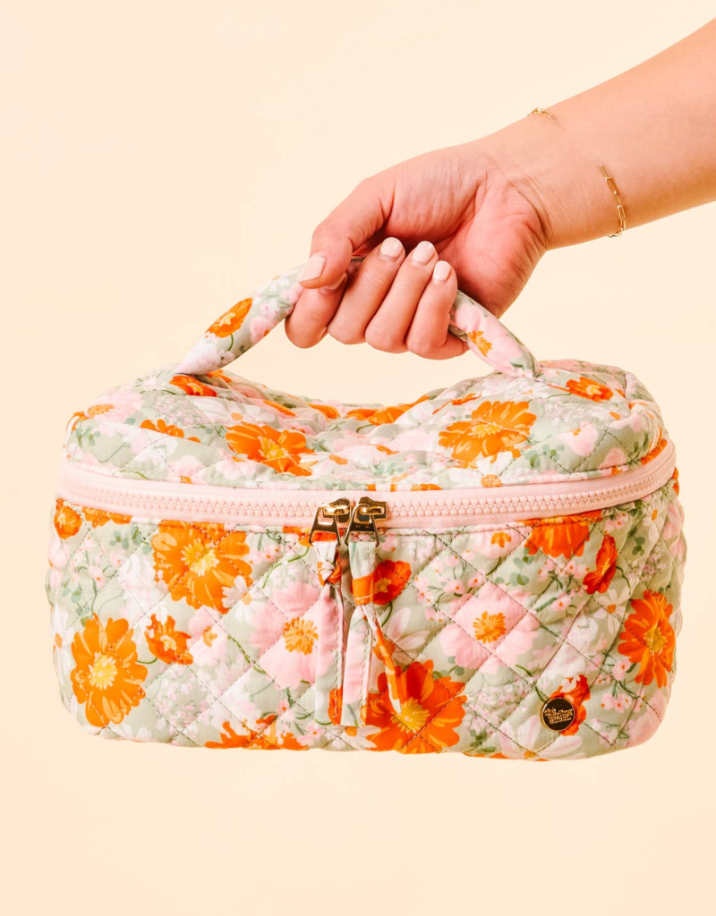 The Darling Effect Glam & Go Quilted Cosmetic Bag