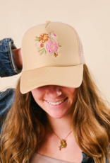 The Darling Effect Trucker Hat - Flowers