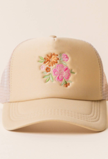 The Darling Effect Trucker Hat - Flowers