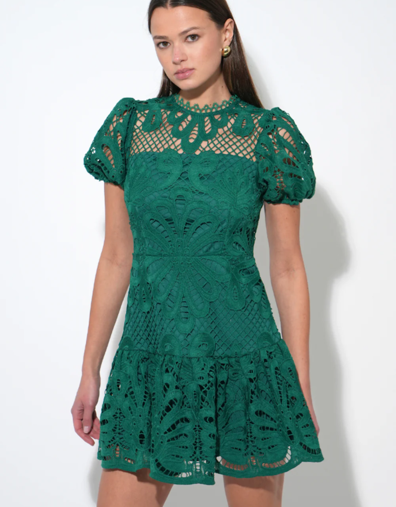 Adelyn Rae Clarisse A-Line Lace Dress