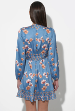 Adelyn Rae Jody Ruffled Wrap Mini Dress