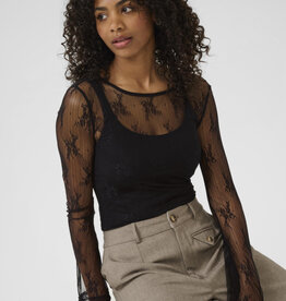 Kaffe Penelope Sheer Lace Top