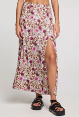 Saltwater Luxe Narissa Midi Skirt In Multi Floral