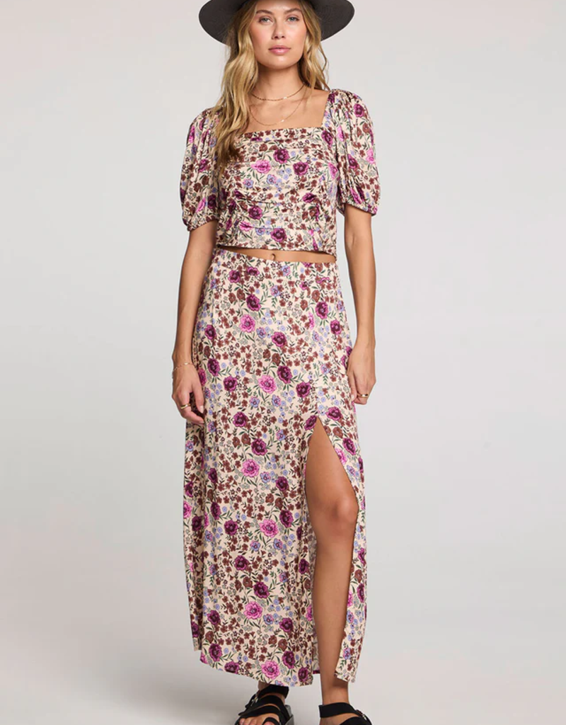 Saltwater Luxe Aeryn Top In Multi Floral