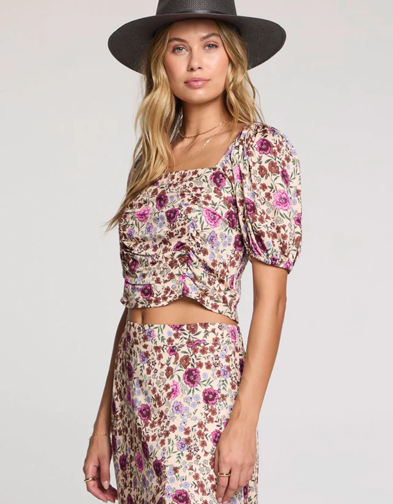 Saltwater Luxe Aeryn Top In Multi Floral