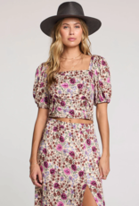 Saltwater Luxe Aeryn Top In Multi Floral