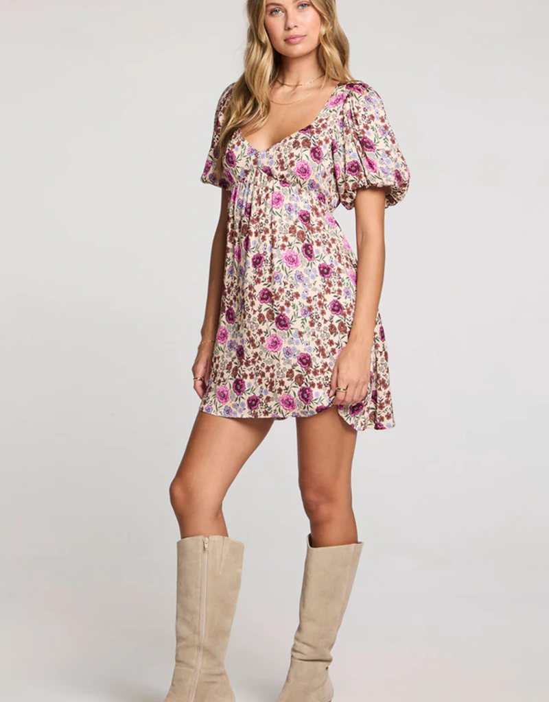 Saltwater Luxe Breelyn Mini Dress In Multi Floral