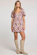Saltwater Luxe Breelyn Mini Dress In Multi Floral