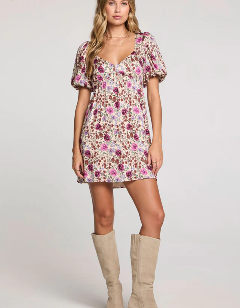 Saltwater Luxe Breelyn Mini Dress In Multi Floral