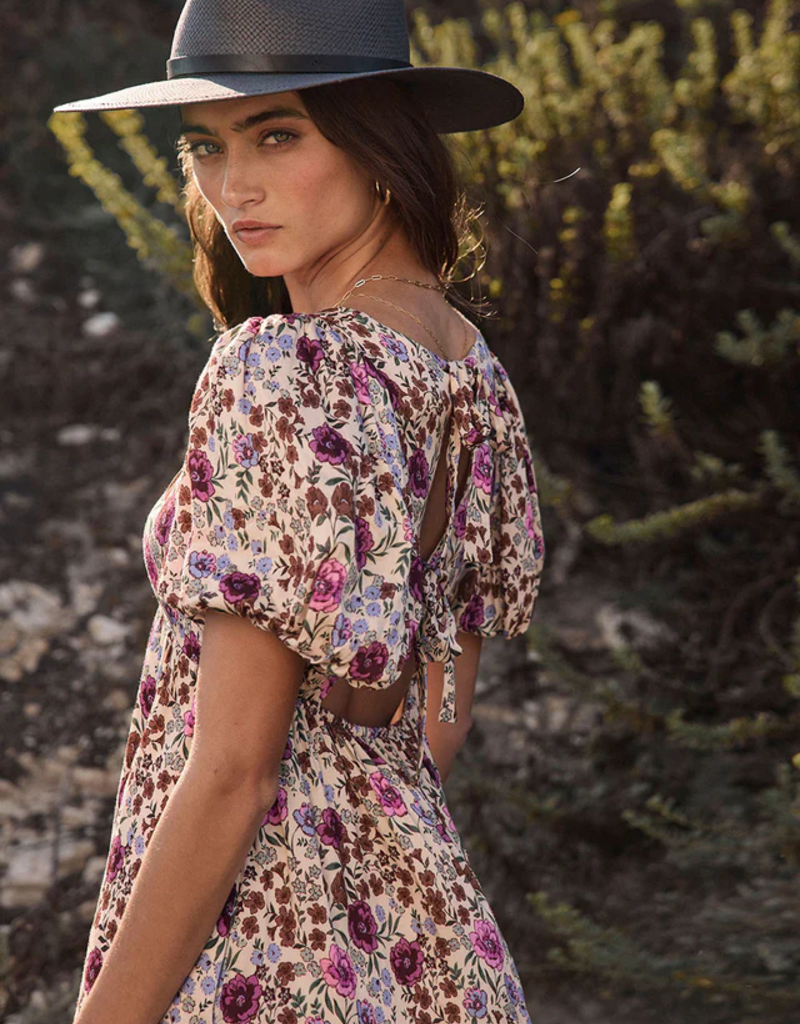 Saltwater Luxe Breelyn Mini Dress In Multi Floral