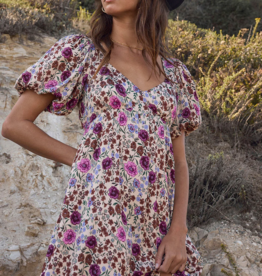 Saltwater Luxe Breelyn Mini Dress In Multi Floral