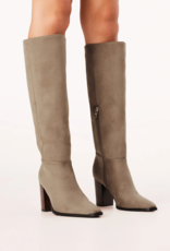 Billini Britton Knee High Boot in Fawn Suede