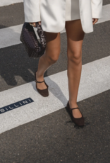 Billini Fion Flat in Dark Cacao Suede