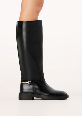 Billini Xoel Knee High Boot in Black Shine