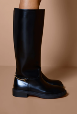 Billini Xoel Knee High Boot in Black Shine