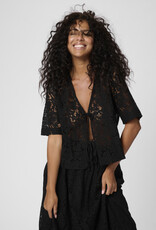 Kaffe Nomi Bow Lace Blouse