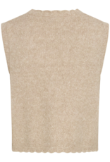 B.Young Nadika Knit Vest in Oat Melange